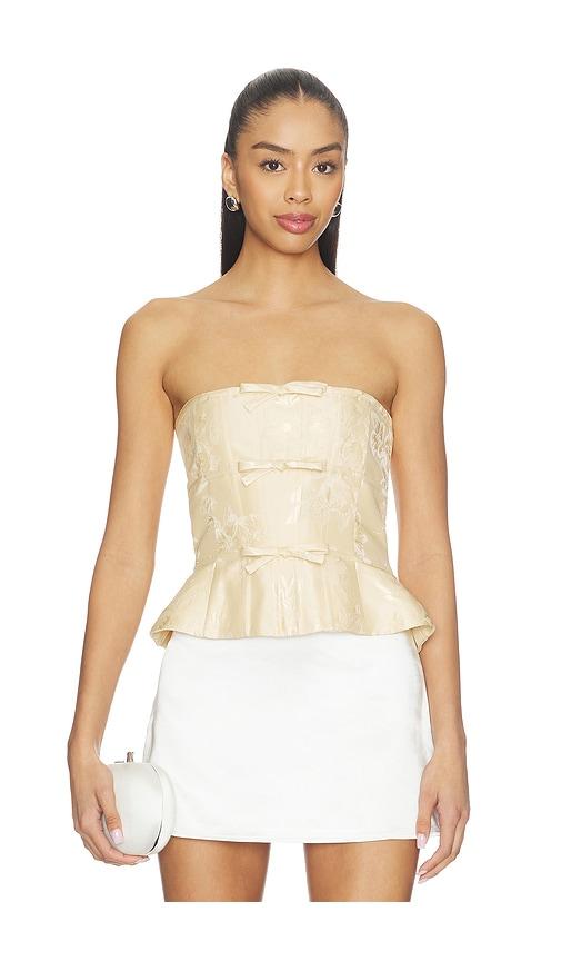v. chapman kinsley top in yellow.