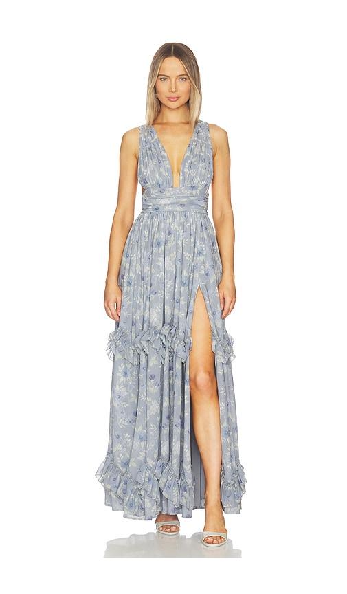 v. chapman madison dress in blue.