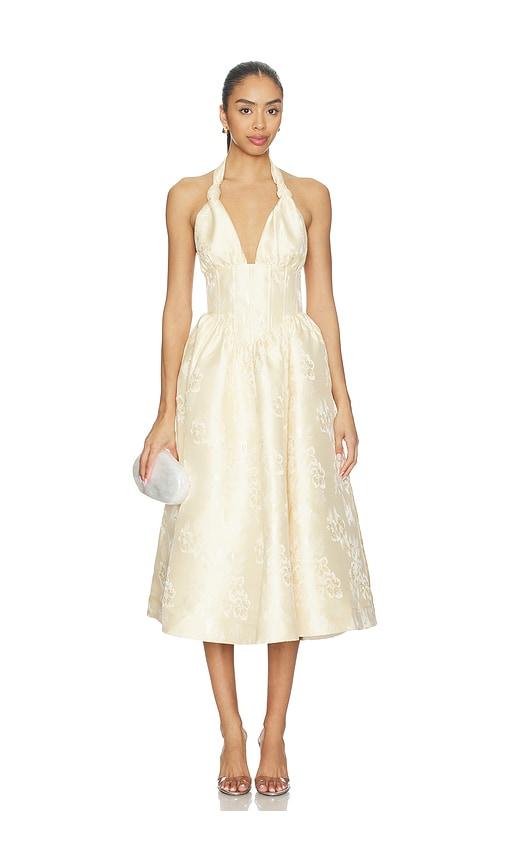 v. chapman marilyn dress in lemon.