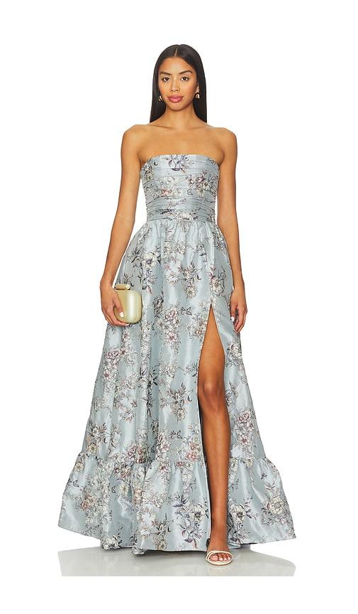 v. chapman regina gown in baby blue.
