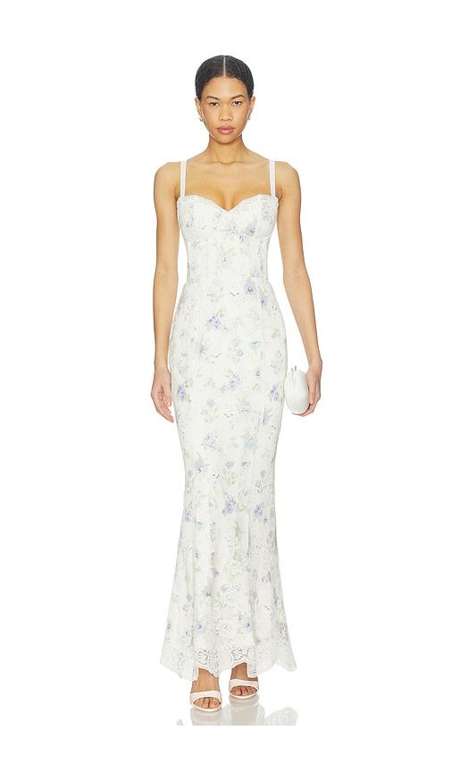 v. chapman ruby dress in blue.