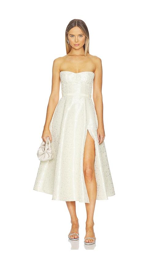 v. chapman vanessa dress in lemon.