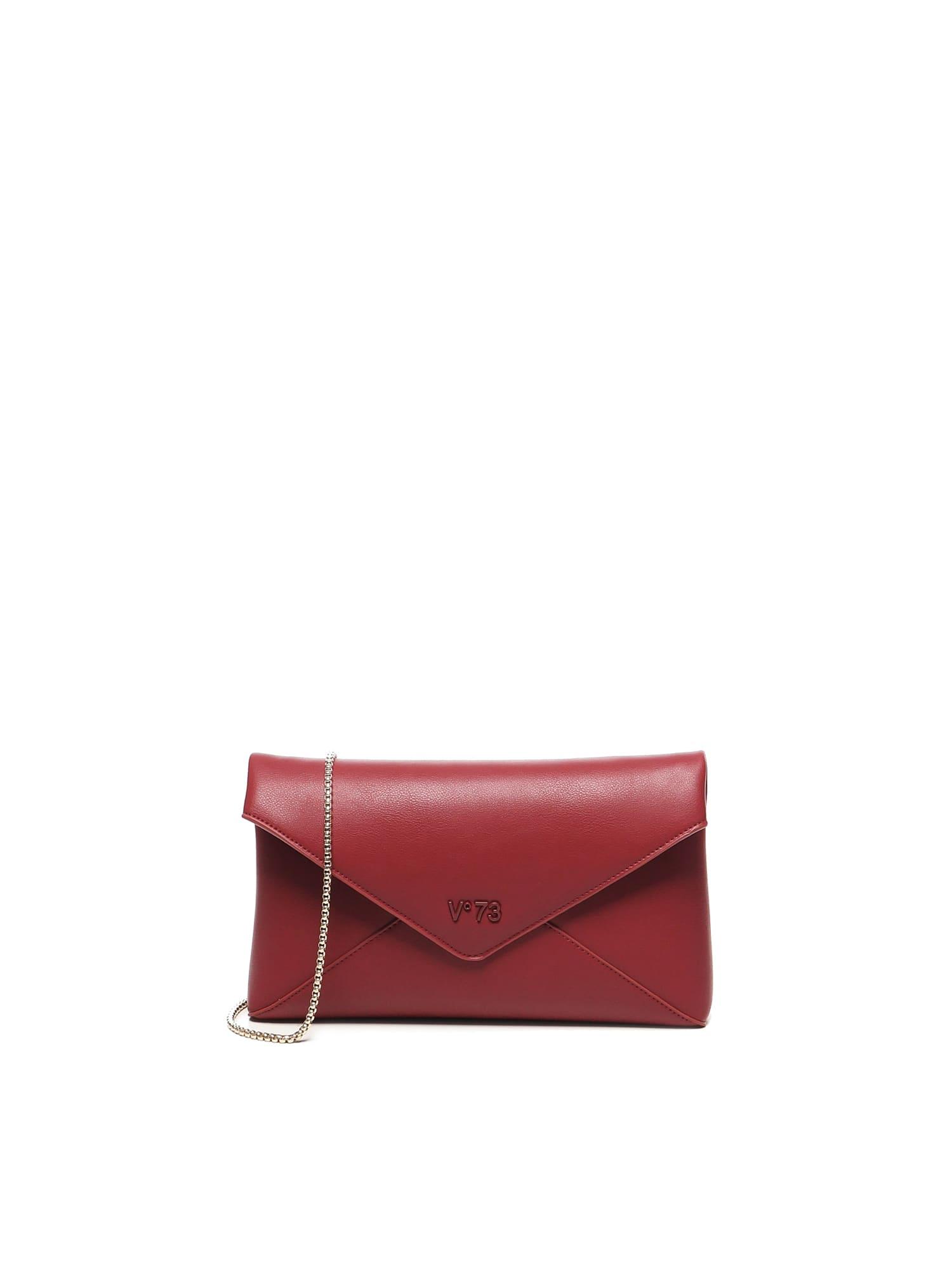 v73 demi clutch bag with logo