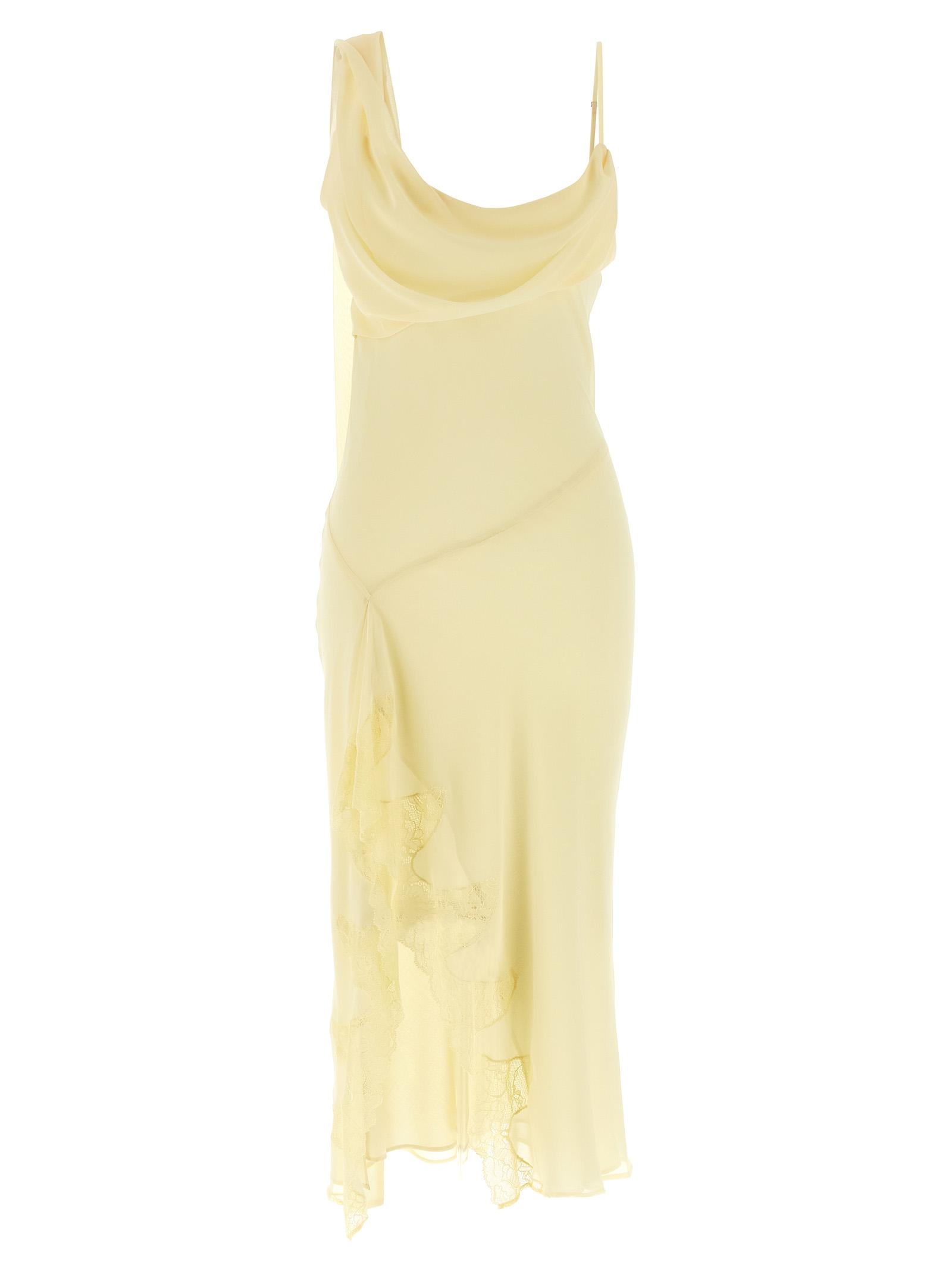 vaillant swing dress yellow polyester - women