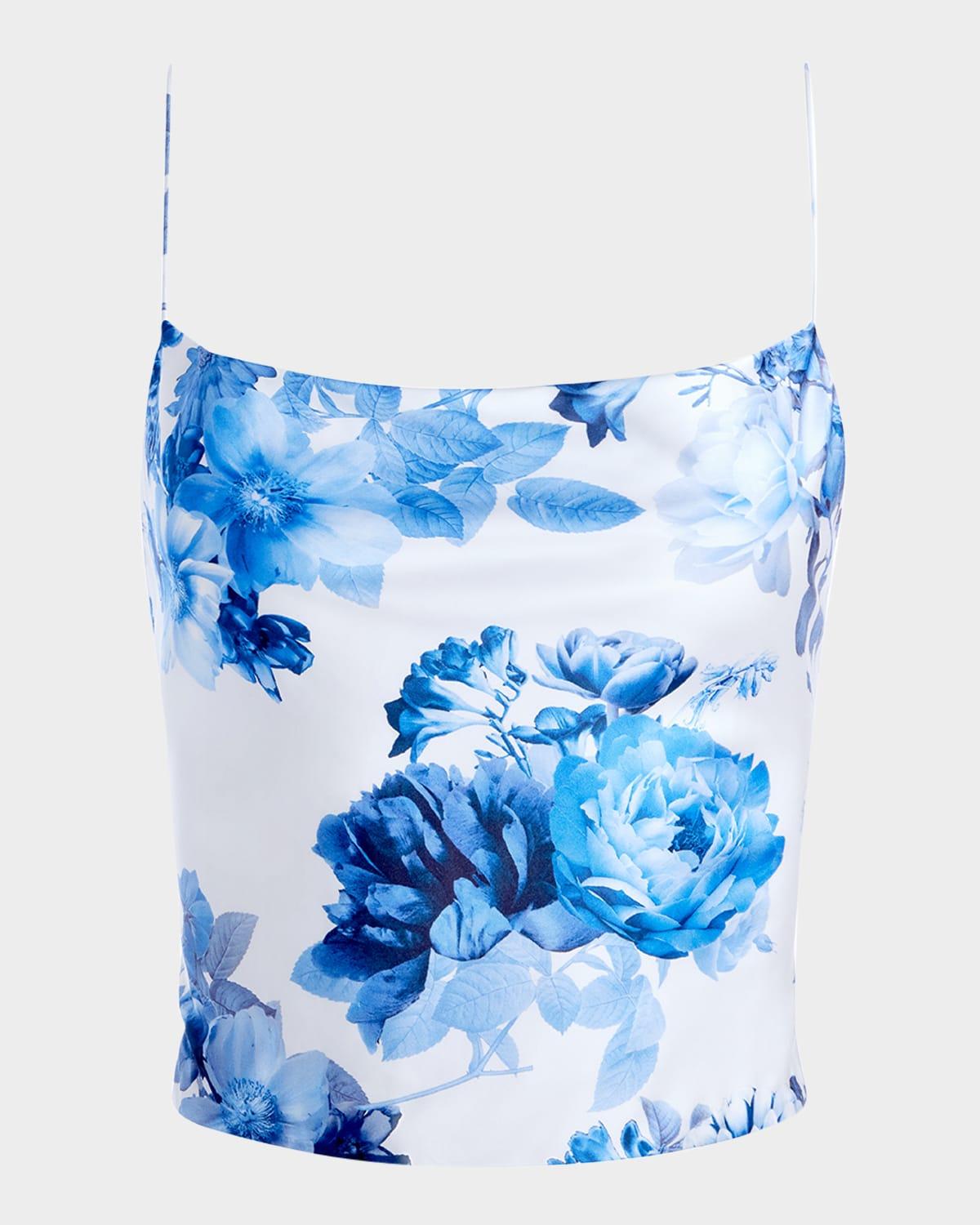 valentina cropped corset top