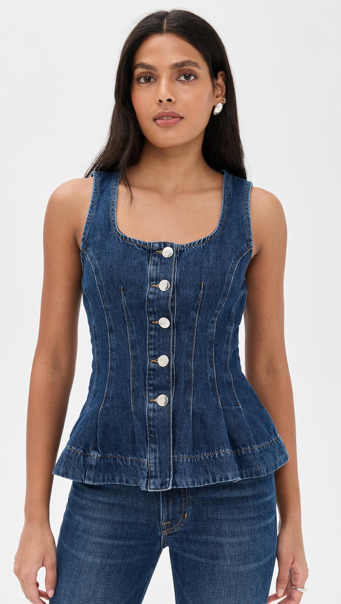 valentina denim top