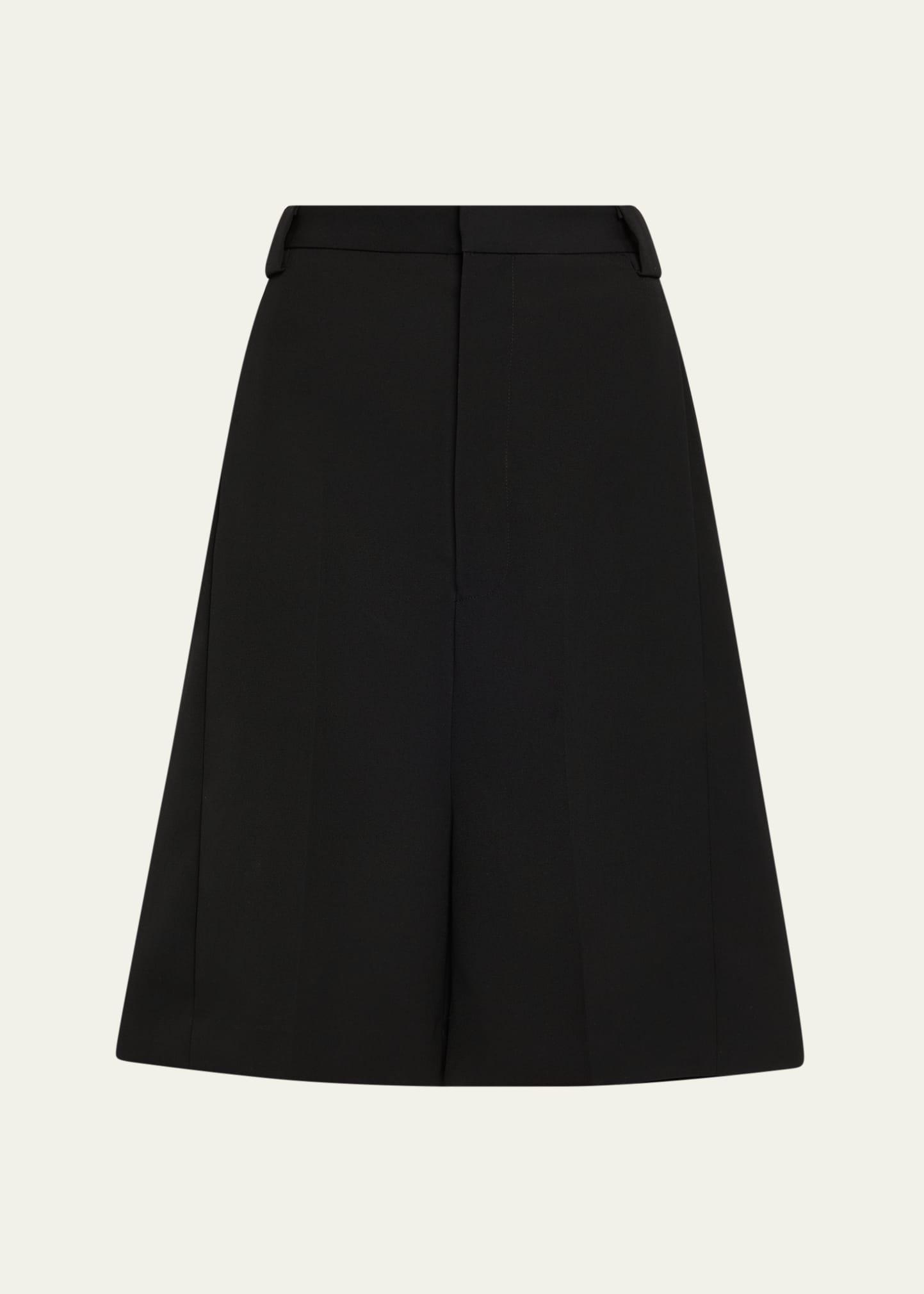 valentine a-line wool shorts