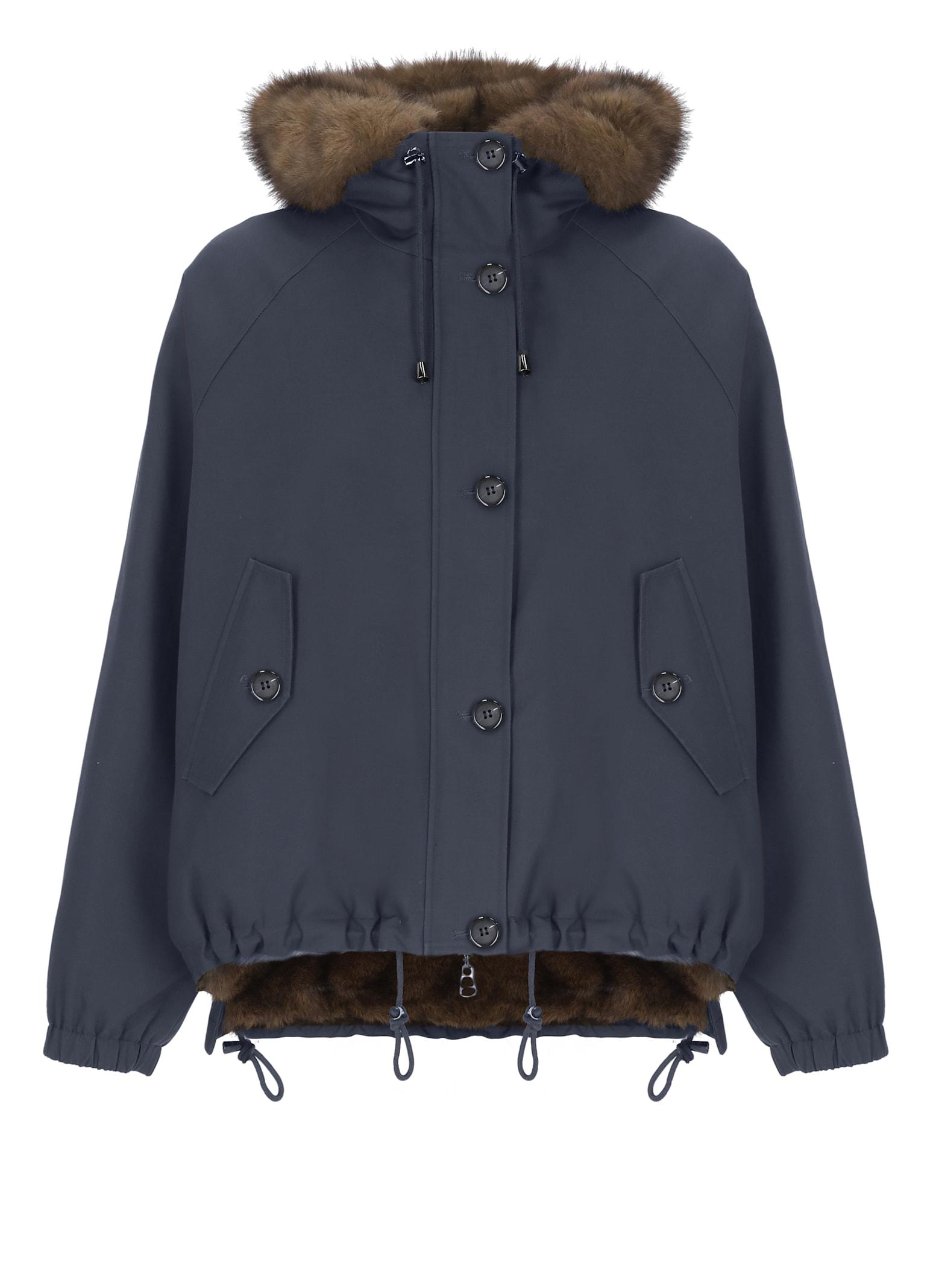 valentini 1972 coat with synthetic fur