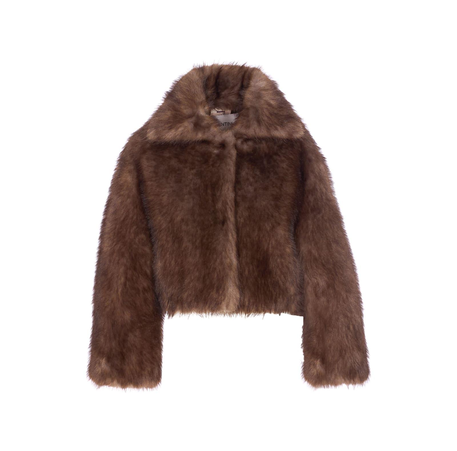 valentini 1972 eco fur zibellino jacket