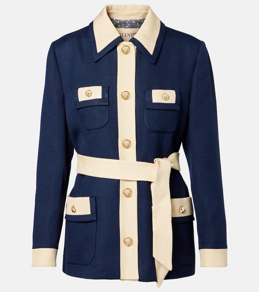 valentino belted jacket