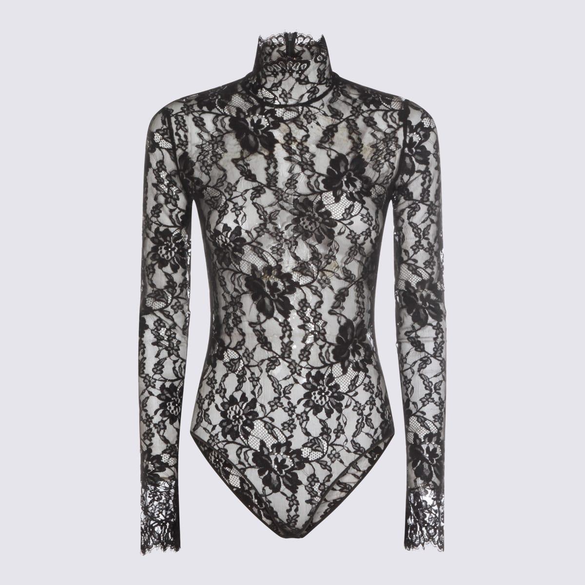 valentino black bodysuit