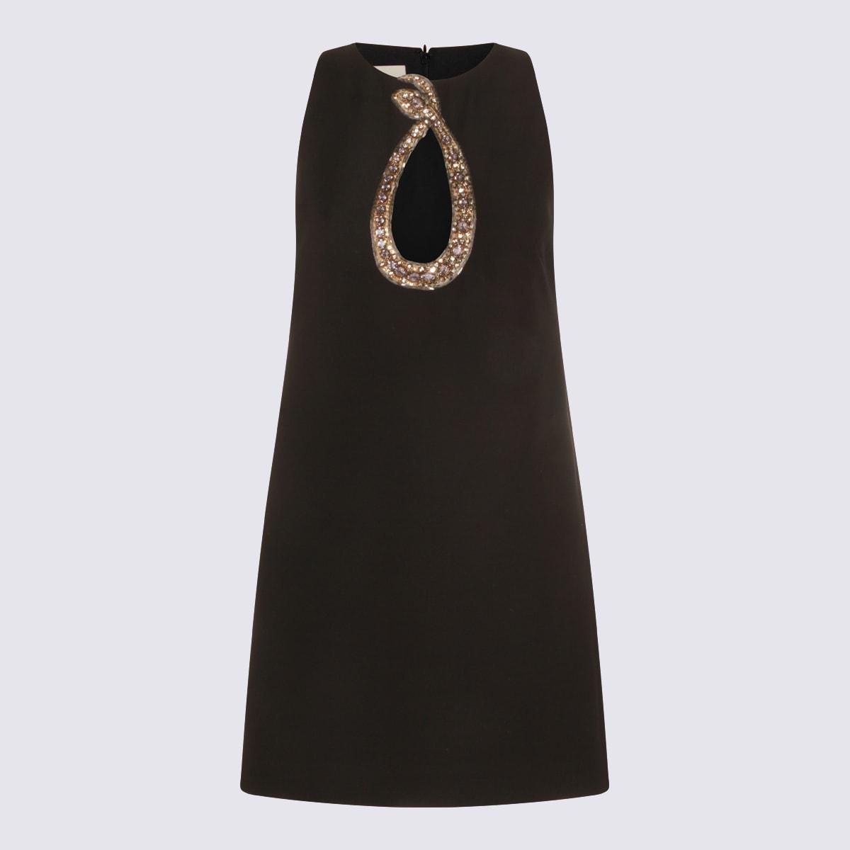 valentino black dress