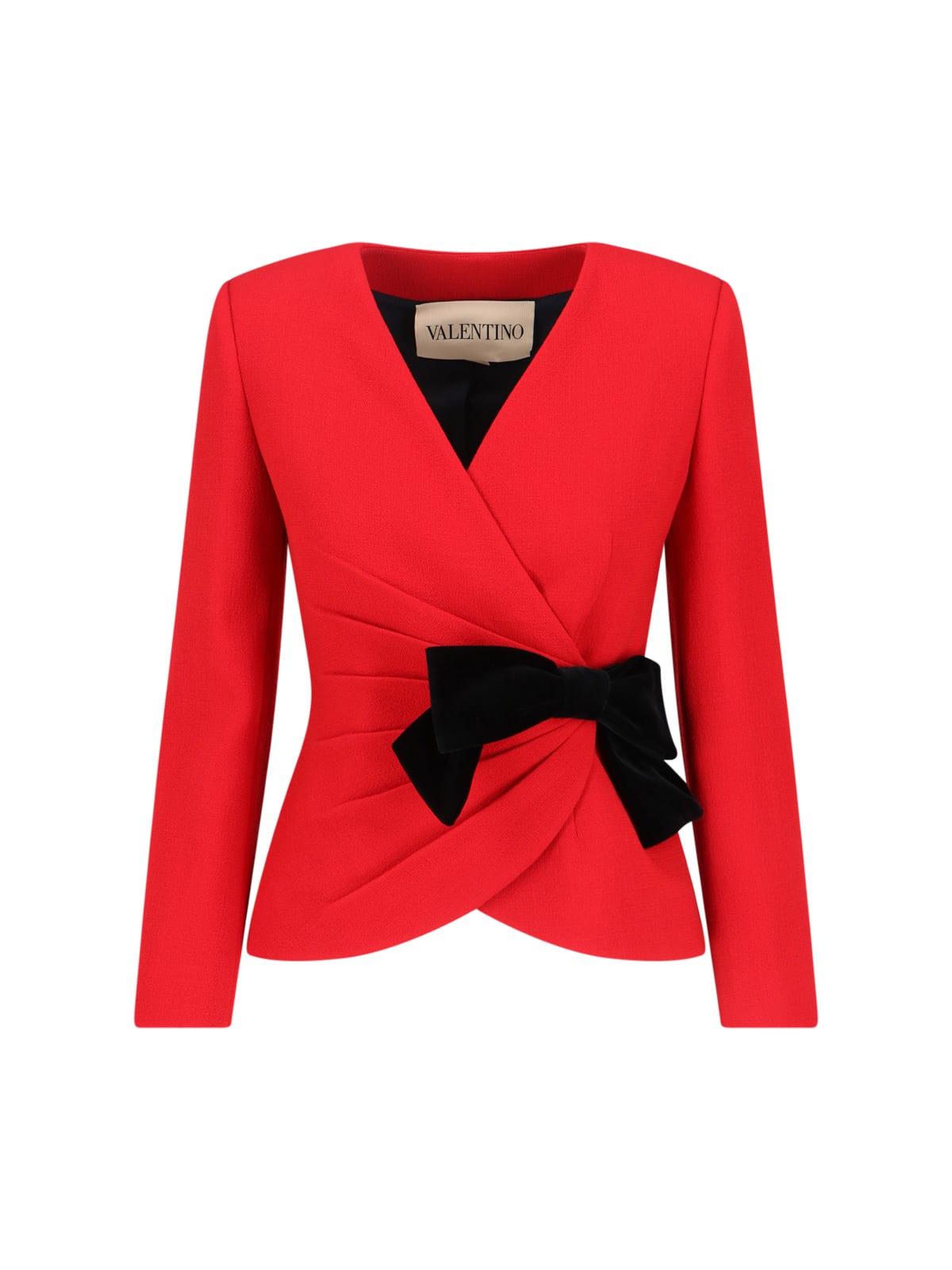 valentino bow blazer