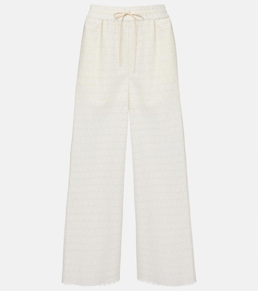 valentino broderie anglaise cotton wide
