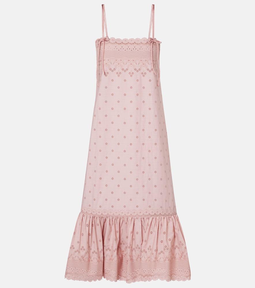valentino broderie anglaise silk