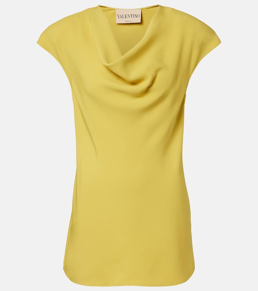 valentino cady couture draped top
