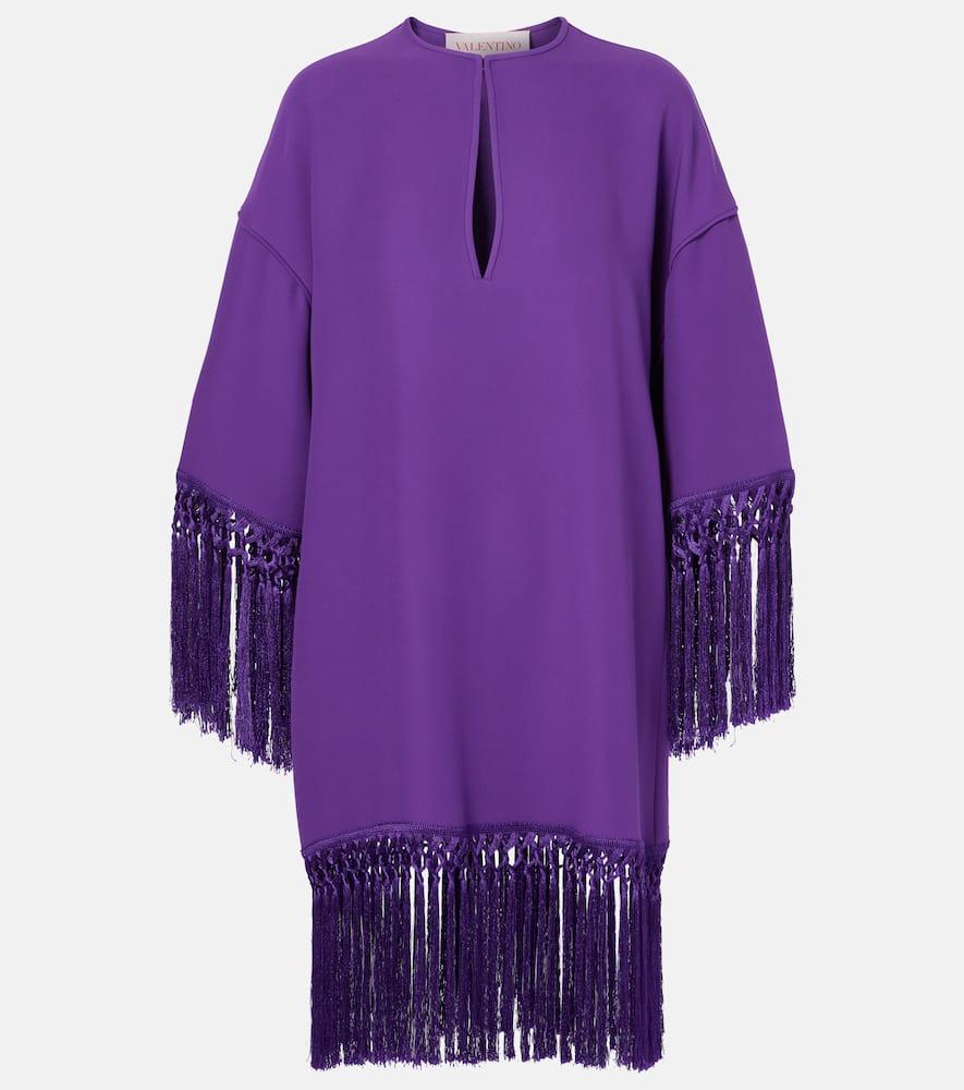 valentino cady couture fringed minidress