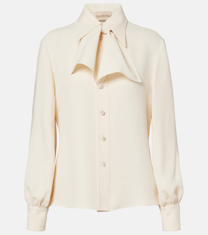 valentino cady couture silk blouse
