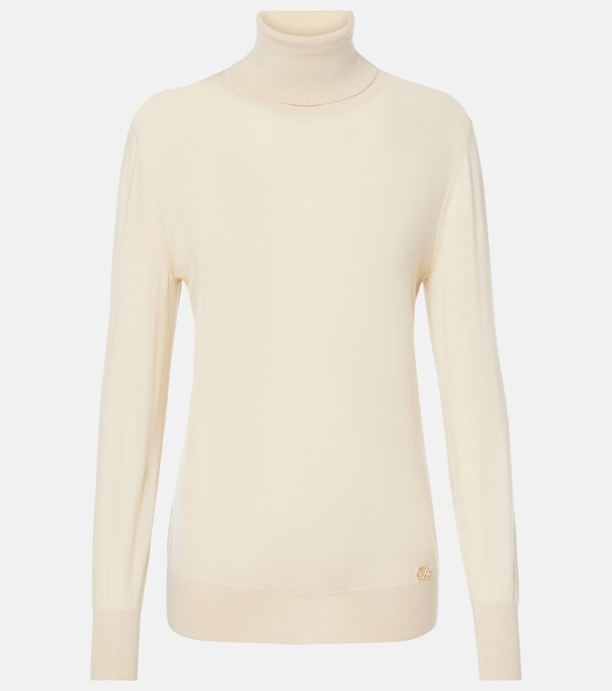 valentino cashmere and silk sweater