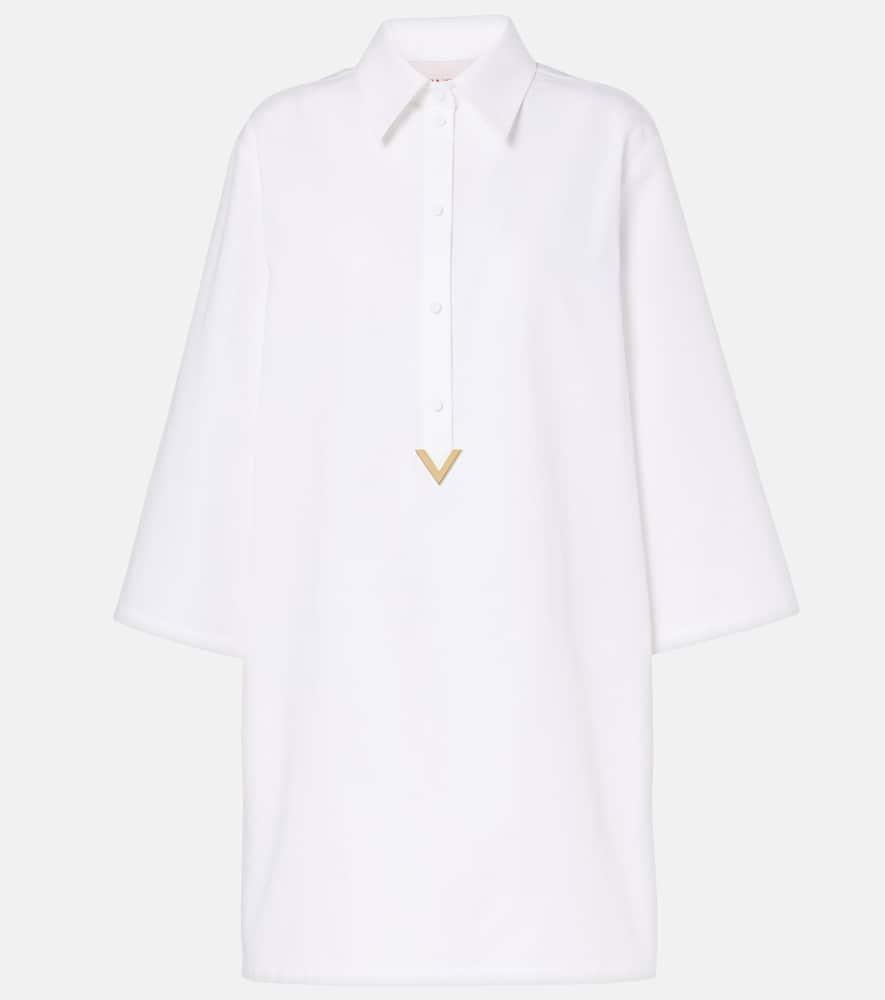 valentino cotton and linen minidress