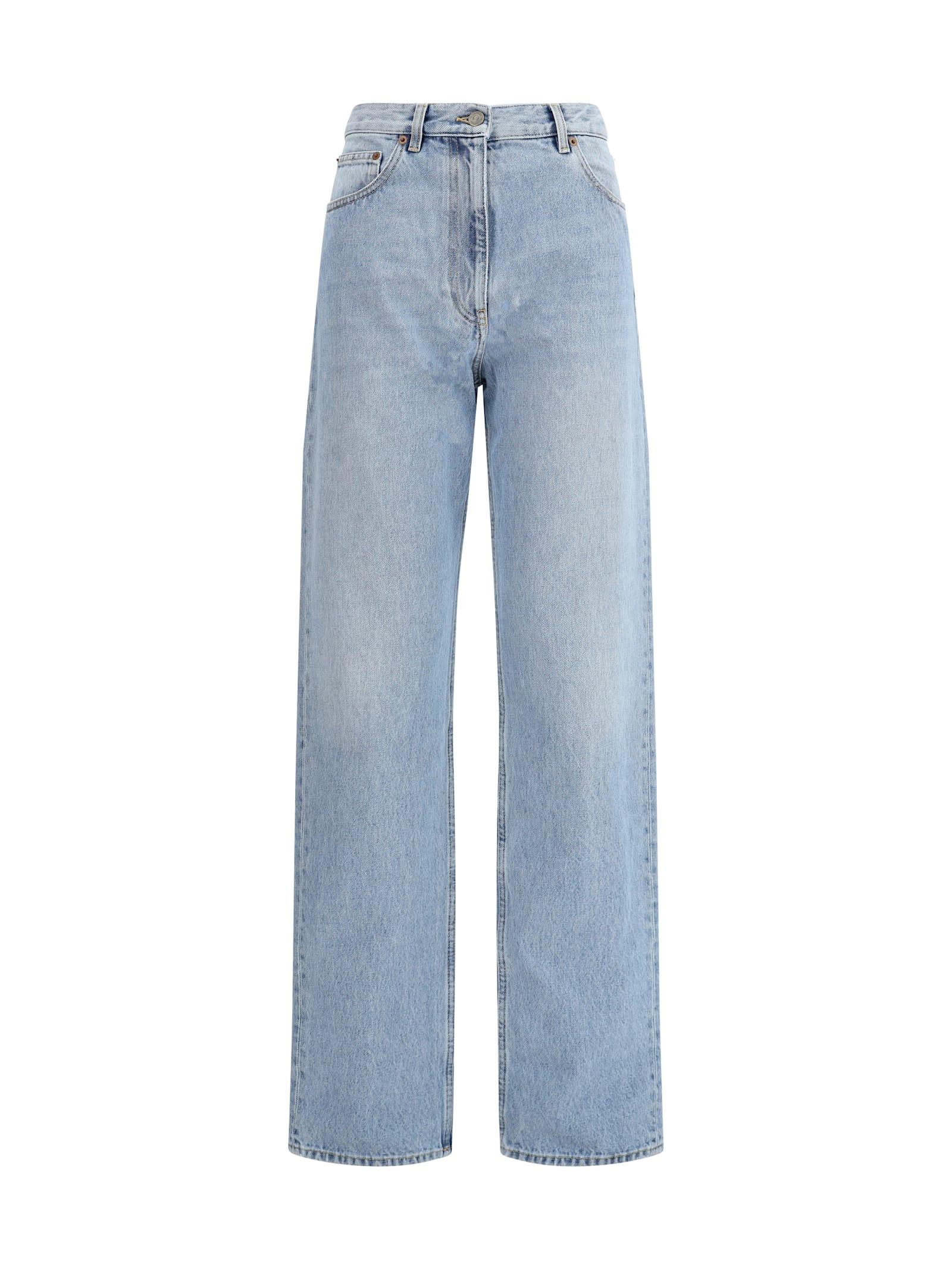 valentino cotton five-pocket jeans