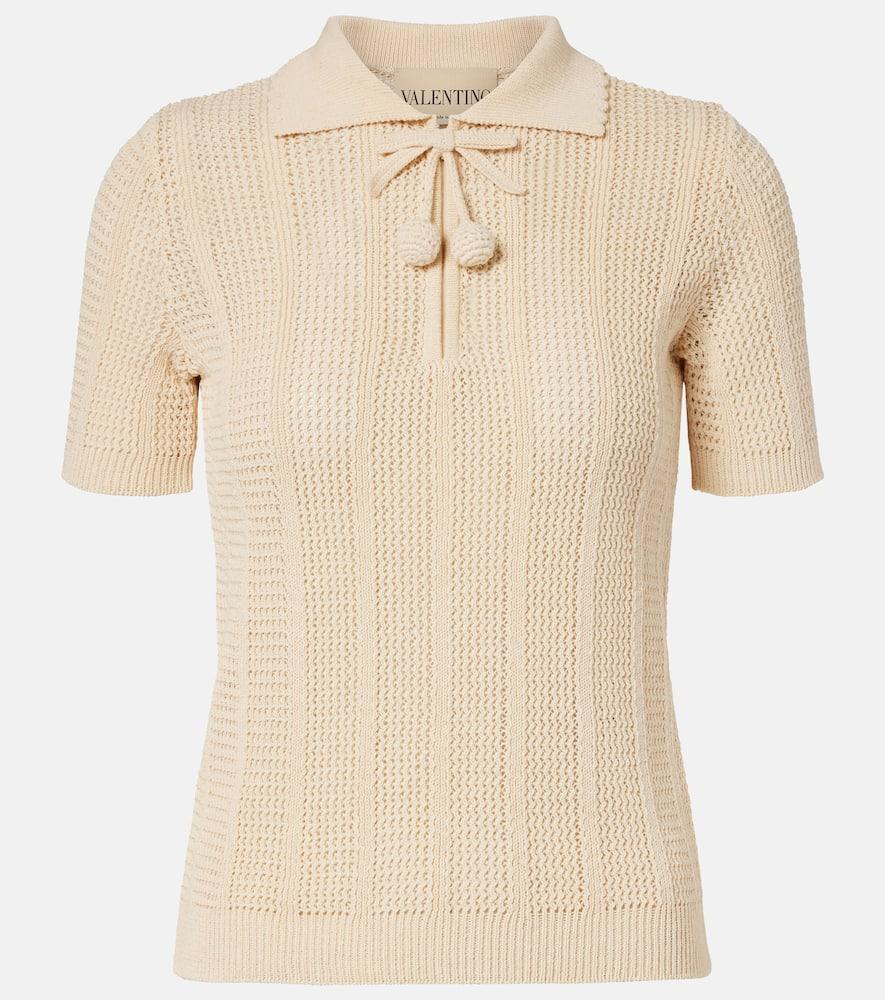 valentino cotton polo shirt