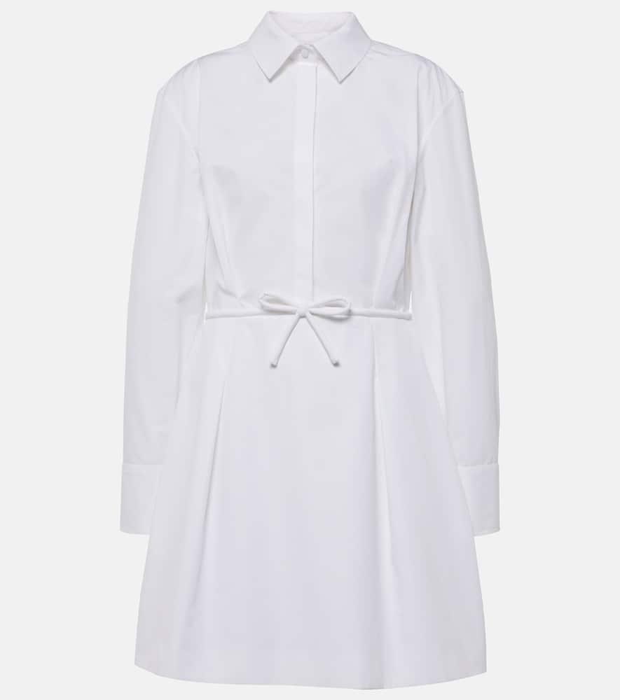 valentino cotton poplin shirt dress