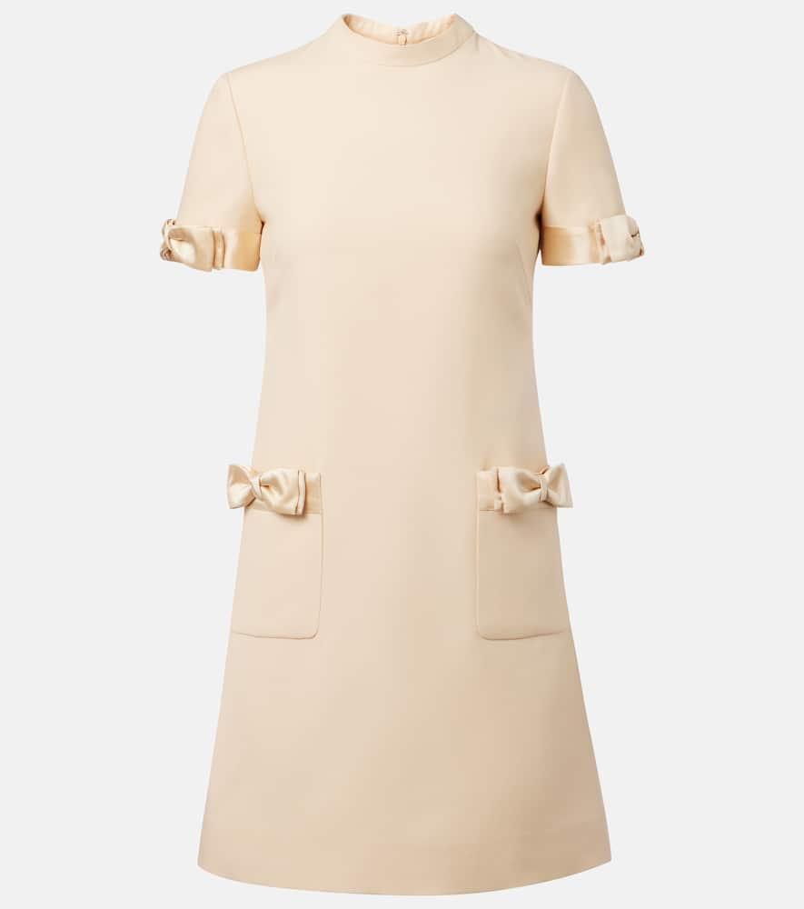 valentino crêpe couture minidress