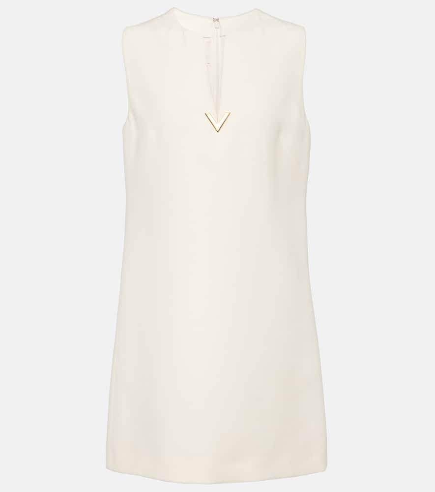 valentino crêpe couture vgold minidress