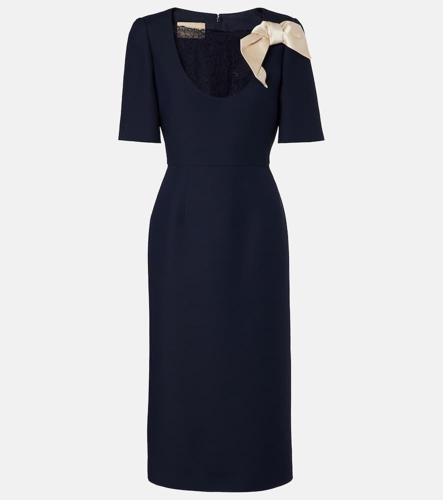 valentino crepe couture bow