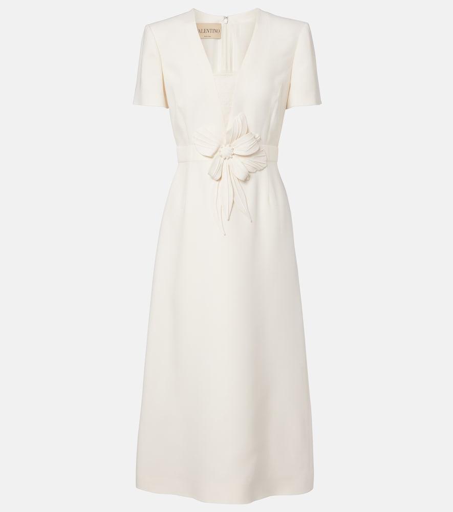 valentino crepe couture floral