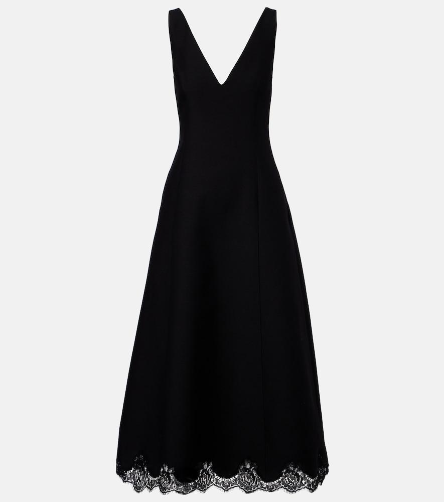 valentino crepe couture lace