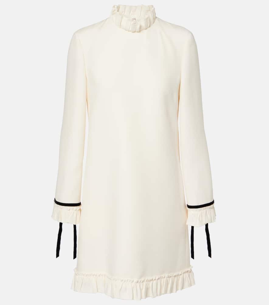 valentino crepe couture minidress