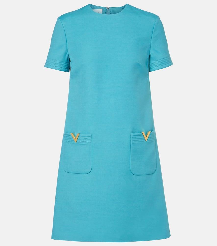 valentino crepe couture minidress