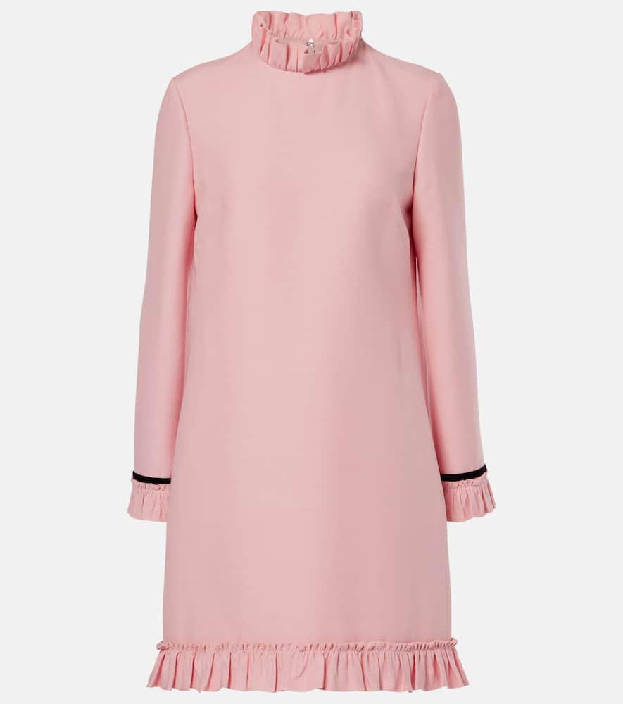 valentino crepe couture minidress