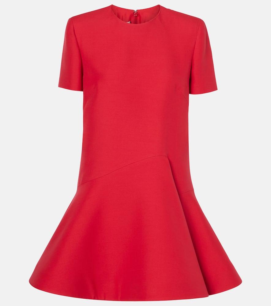 valentino crepe couture minidress
