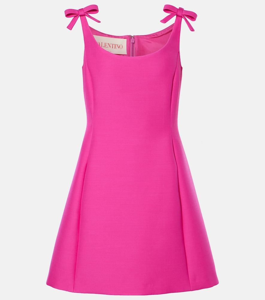 valentino crepe couture minidress