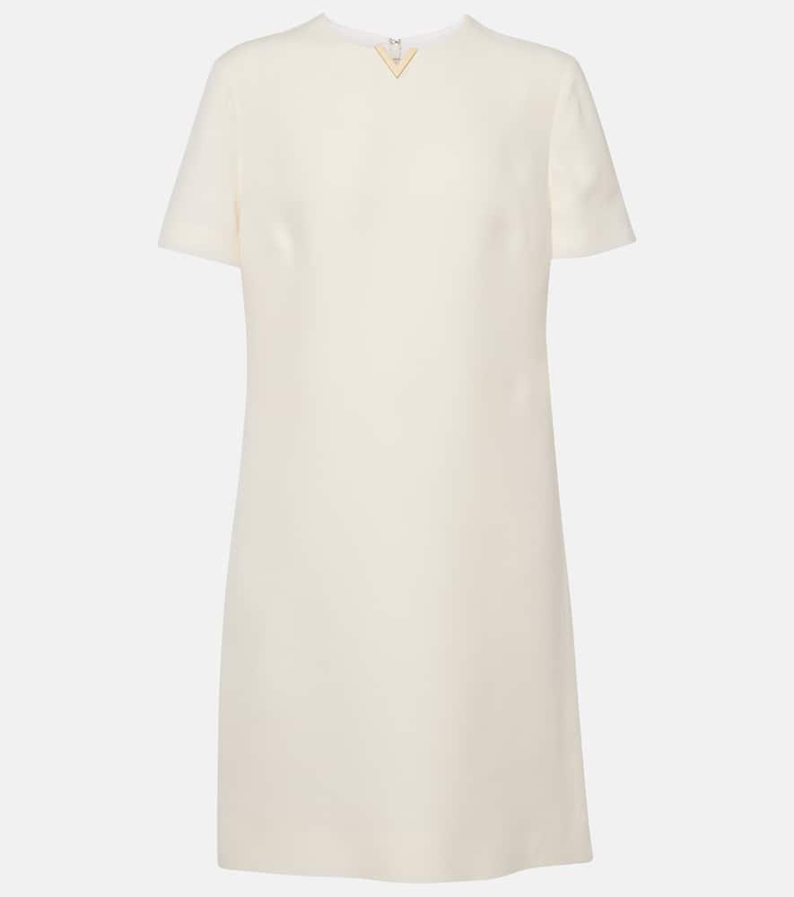 valentino crepe couture minidress