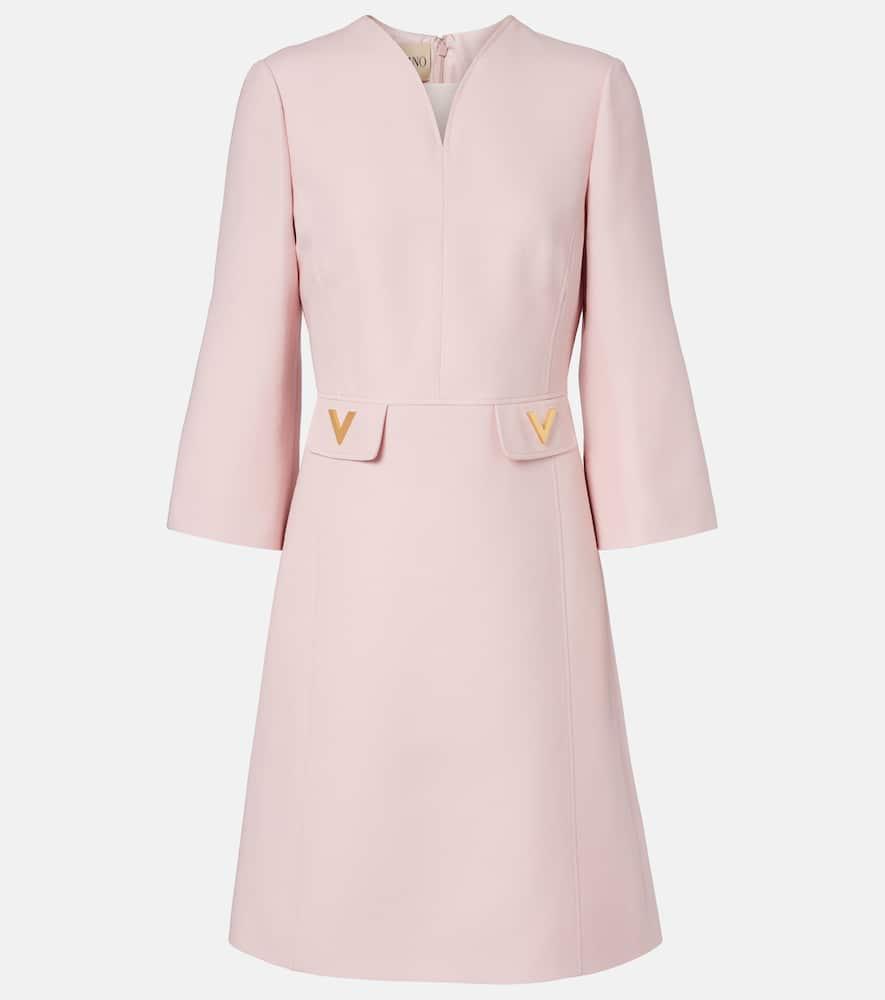 valentino crepe couture minidress
