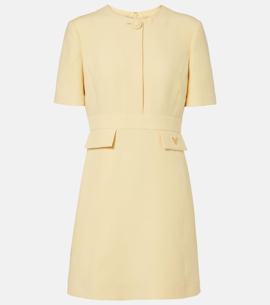 valentino crepe couture vgold minidress