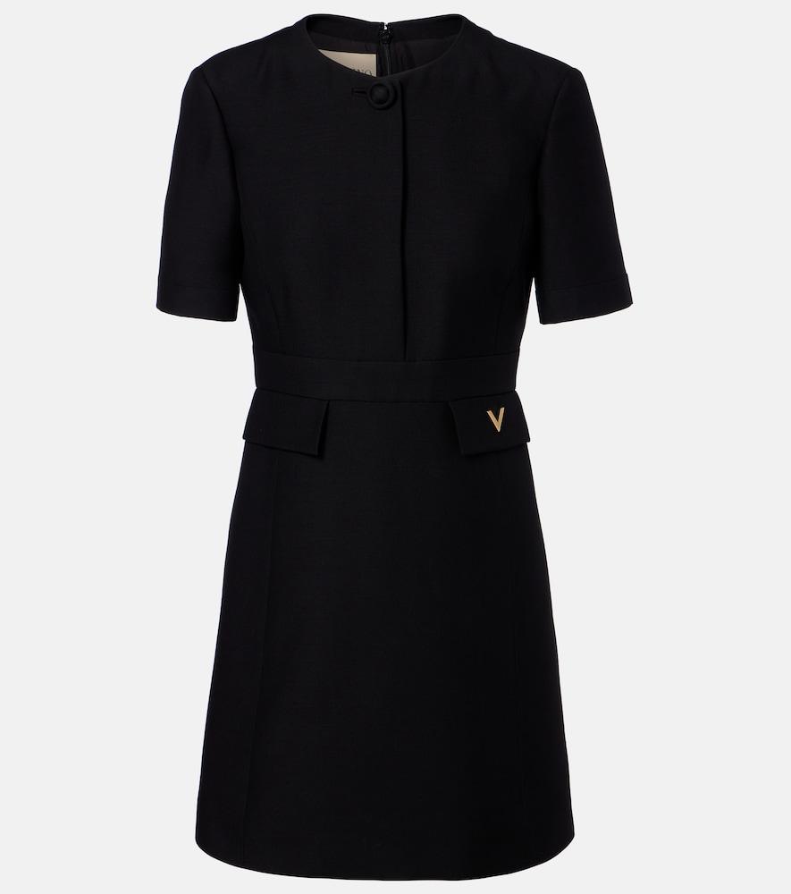 valentino crepe couture vgold minidress
