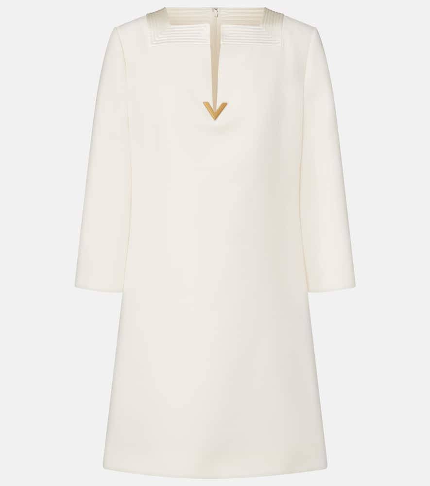 valentino crepe couture vgold minidress