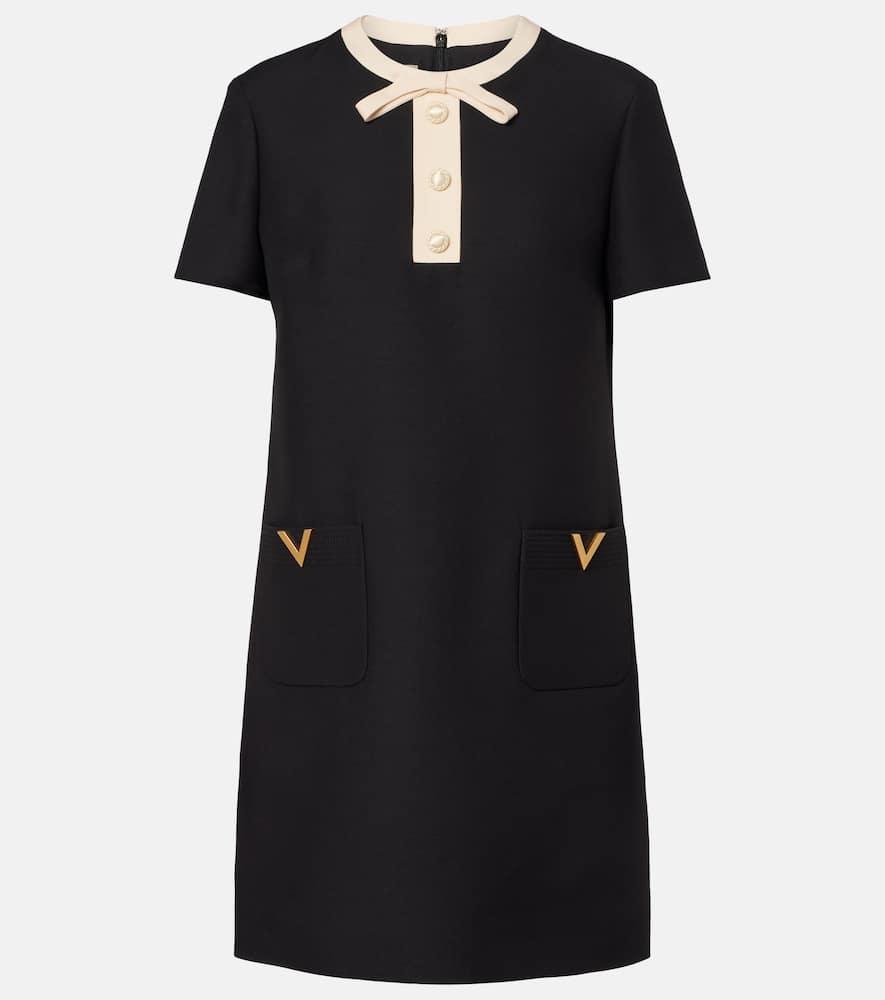 valentino crepe couture vgold minidress