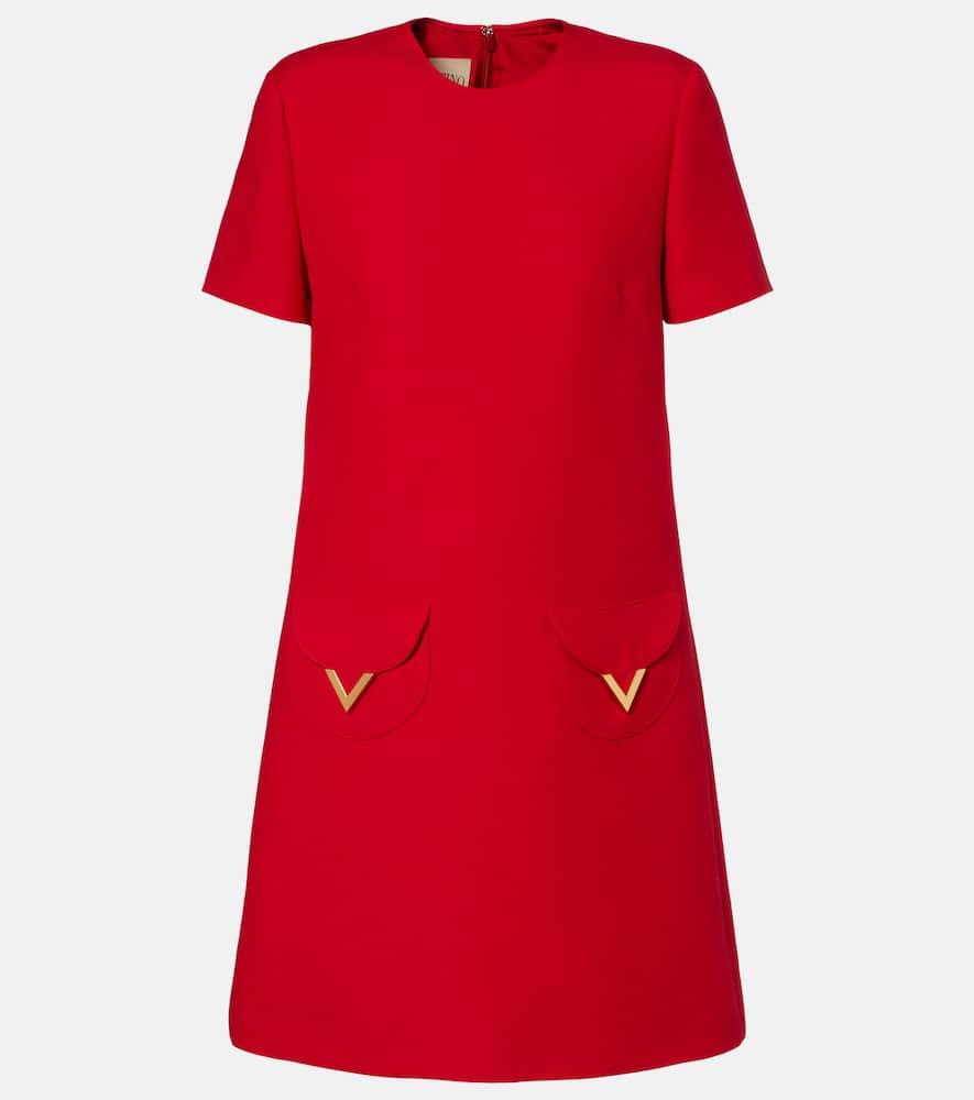 valentino crepe couture vgold minidress