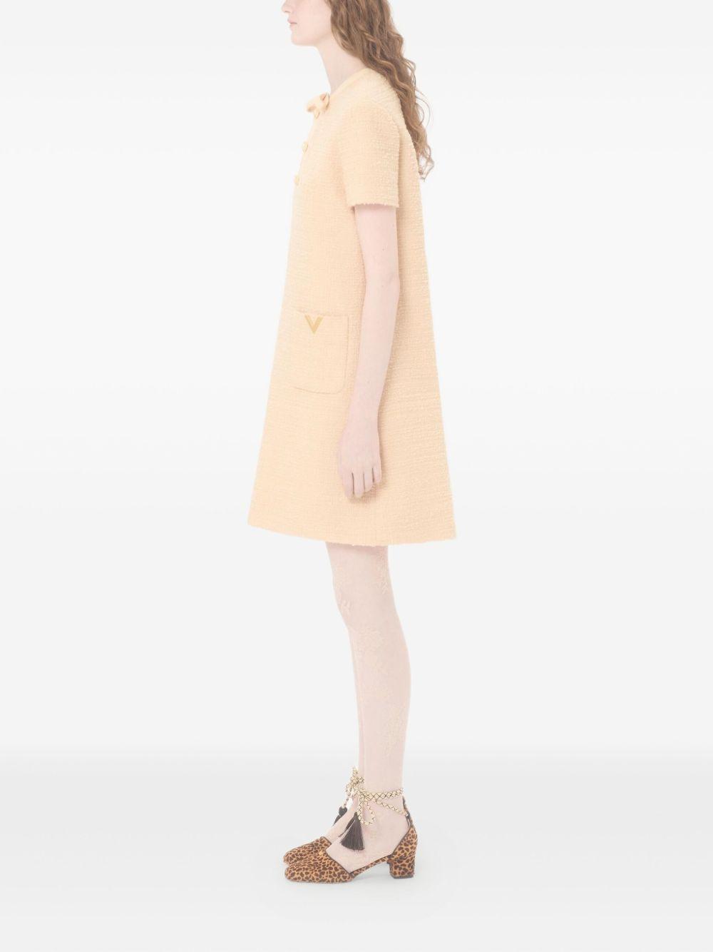 valentino dresses beige polyamide virgin wool - women