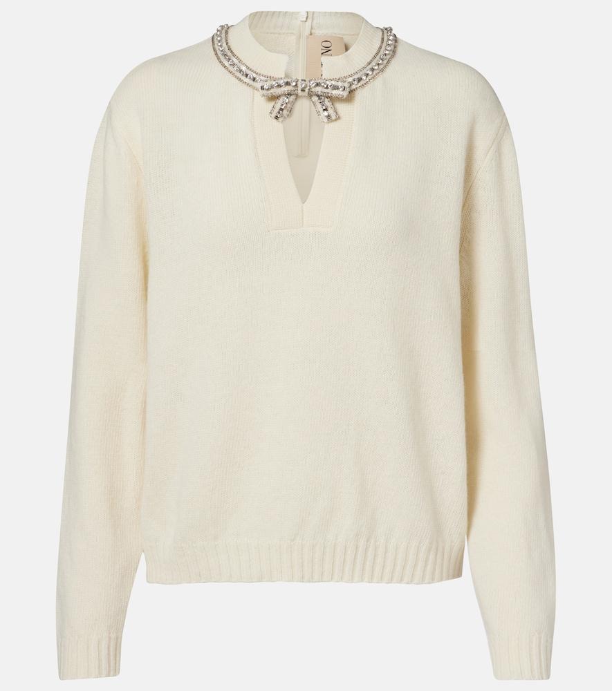 valentino embellished bow