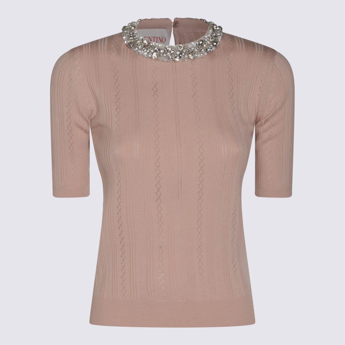 valentino embroidered wool sweater