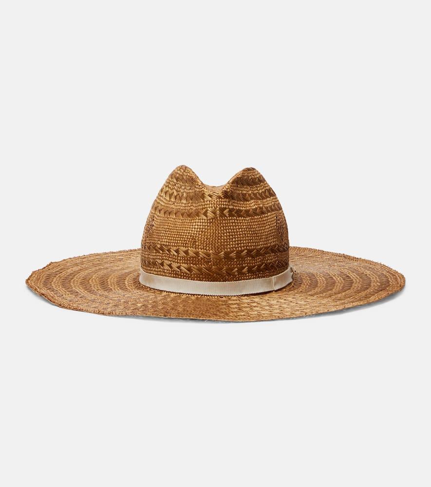 valentino escape vlogo straw sun hat