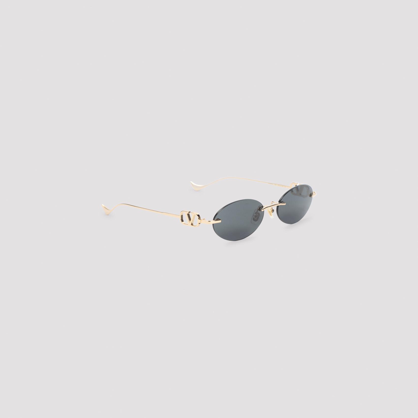 valentino eyewear sunglasses metallic acetate metal glasses - women