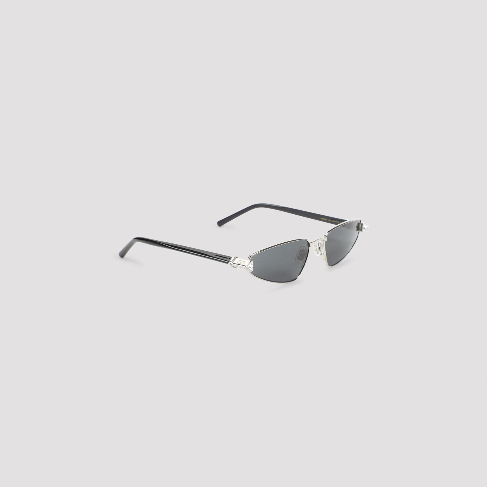 valentino eyewear sunglasses metallic acetate metal glasses - women
